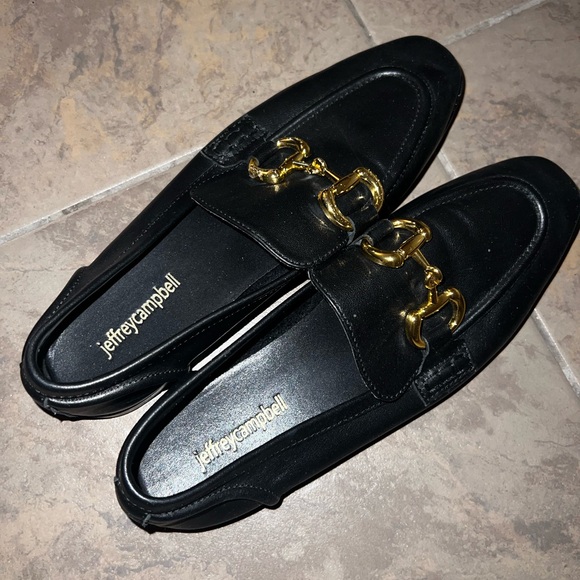 Jeffrey Campbell Black Loafers - Picture 3 of 12